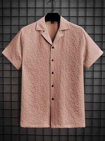 Orange Popcorn Half Sleeve Shirt