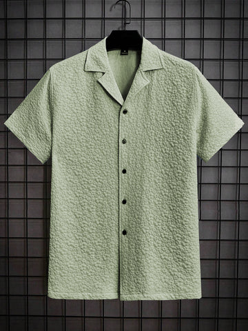 Green Popcorn Half Sleeve Shirt